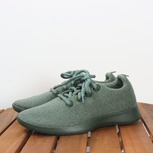 Allbirds Tuke Matcha  womens green merino wool running sneakers 5